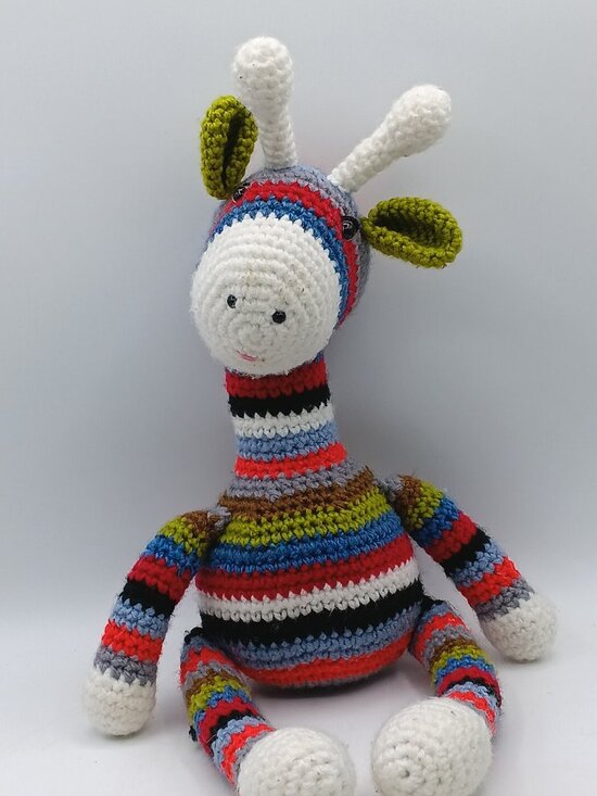 Other - Handmade Crochet Giraffe Amigurumi Plush Stuffed Animal Toy 16”